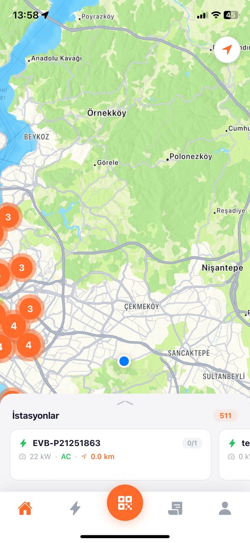 Map & Station Finder